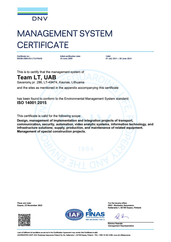 ISO-14001-2009 TeamLT